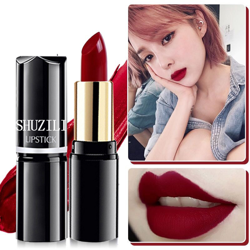 Shu Zili round tube lipstick moisturizing moisturizing easy to color and not easy to fade cosmetics wholesale one-piece delivery