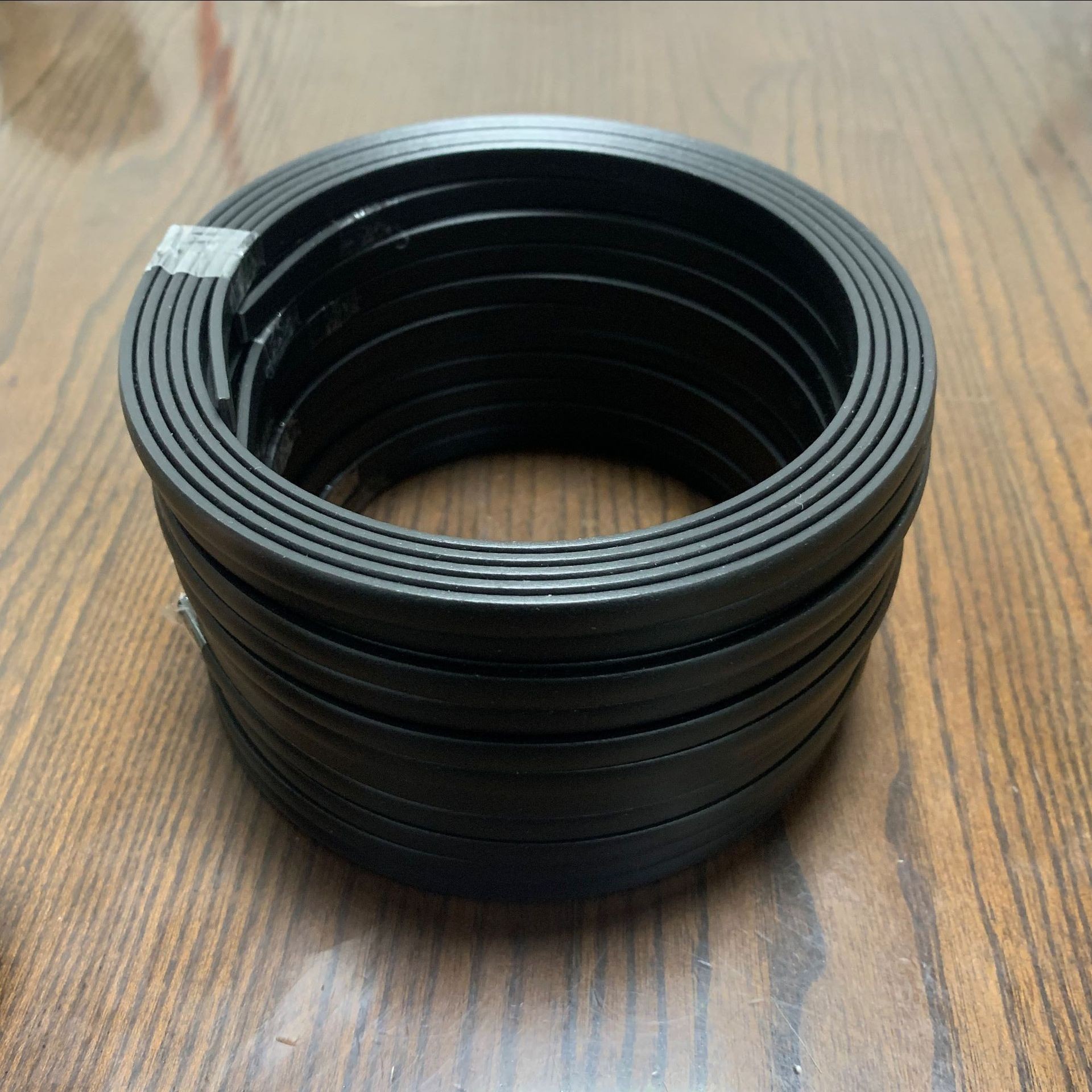 Черная пластиковая поддерживающая полоса для листвы, плоская сумка для хранения, садовая сумка, поддерживающая полоса для инструментов