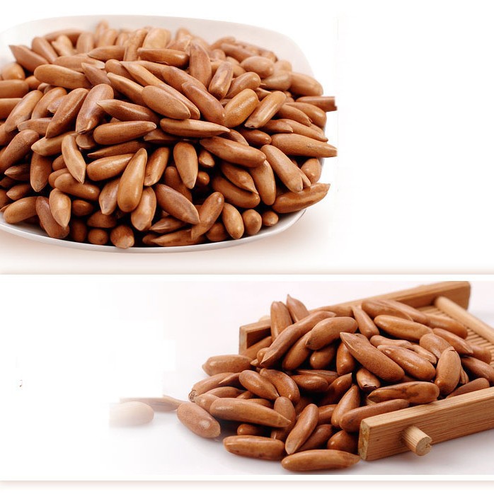 Lu Ge Hand Peeled Pine Nuts Individual Small Packet 0.5kg Pack Nuts Roasted Seeds Snack Food Wholesale Brazil