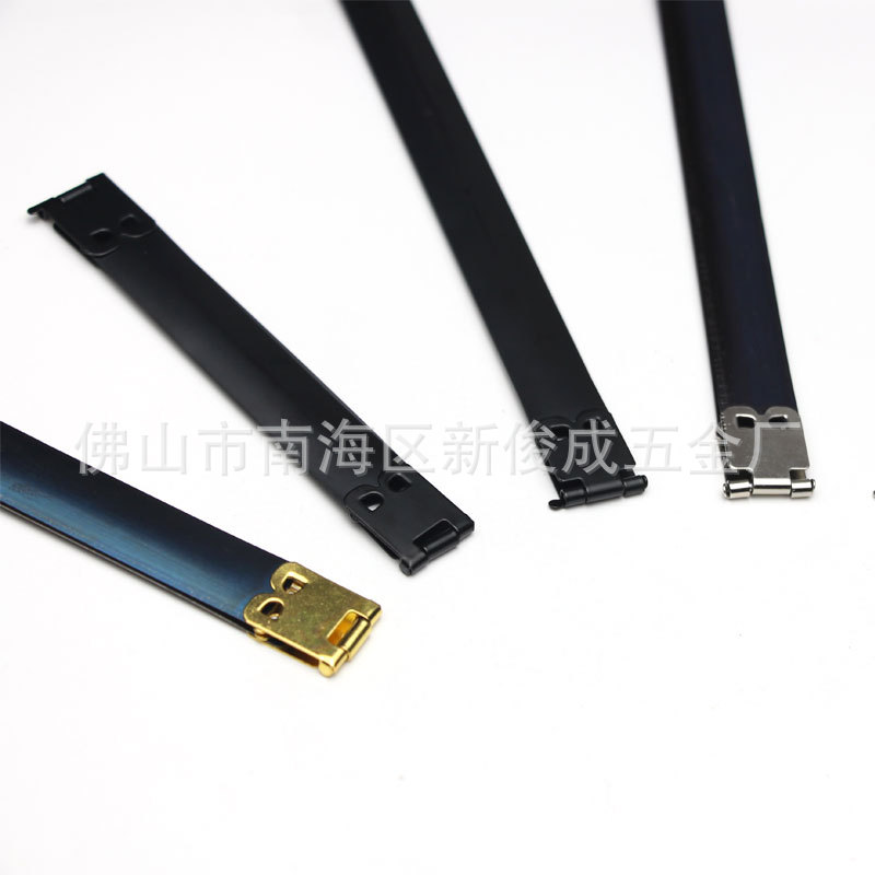 Extrusion type fierce piece spring clip gold metal twisted piece spring diy automatic closing storage bag hardware accessories