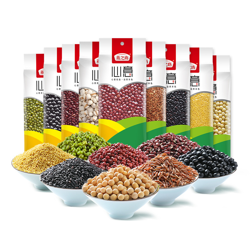 Yanzhifang Cereals Glutinous Rice Coarse Grains Soybean Wholesale Coarse Grains Combination Red Bean Brown Rice Vacuum Yellow Millet