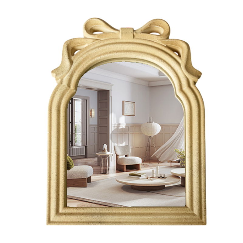 Wall-Mounted Decorative Mirror, Simple and Creative Bathroom Mirror, Vanity Mirror, Bathroom Wall-Mounted Mirror, Creative Design