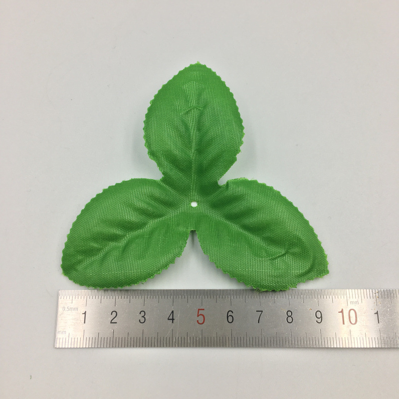 Wedding home decoration flower arrangement accessories simulation rose triangle leaves scene layout simulation fake flower leaves