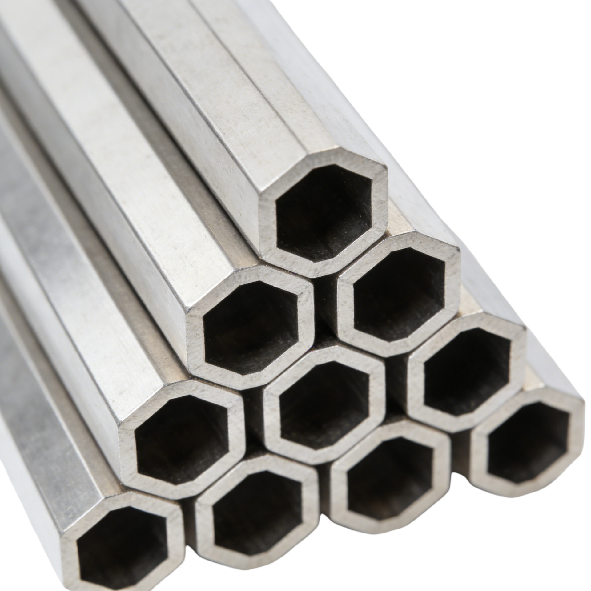 304 Stainless Steel Hexagonal Tube 316L Hollow Hexagonal Rod Qingshan Material Wear-Resistant and Corrosion-Resistant