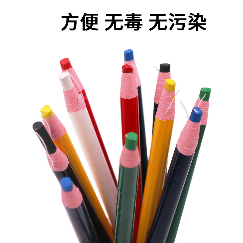 Pull Line Crayon Clothing No-Sharpening Crayon Line Drawing Positioning Pen Point Pen Marking Pen Hand-Tearable Drag Line Pen