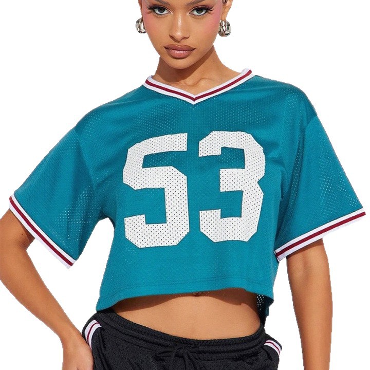 Amazon Trendy Brand American Casual Loose Short-Sleeve T-Shirt Top for Fans