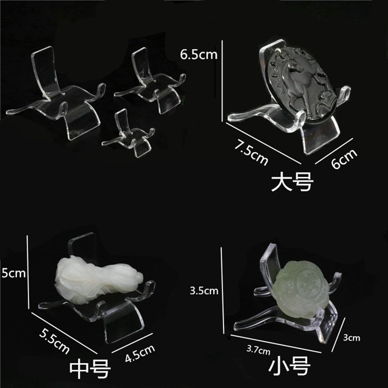 Acrylic Plastic Display Stand Crystal Pendant Pendant Jewelry Stand Mineral Raw Stone Base