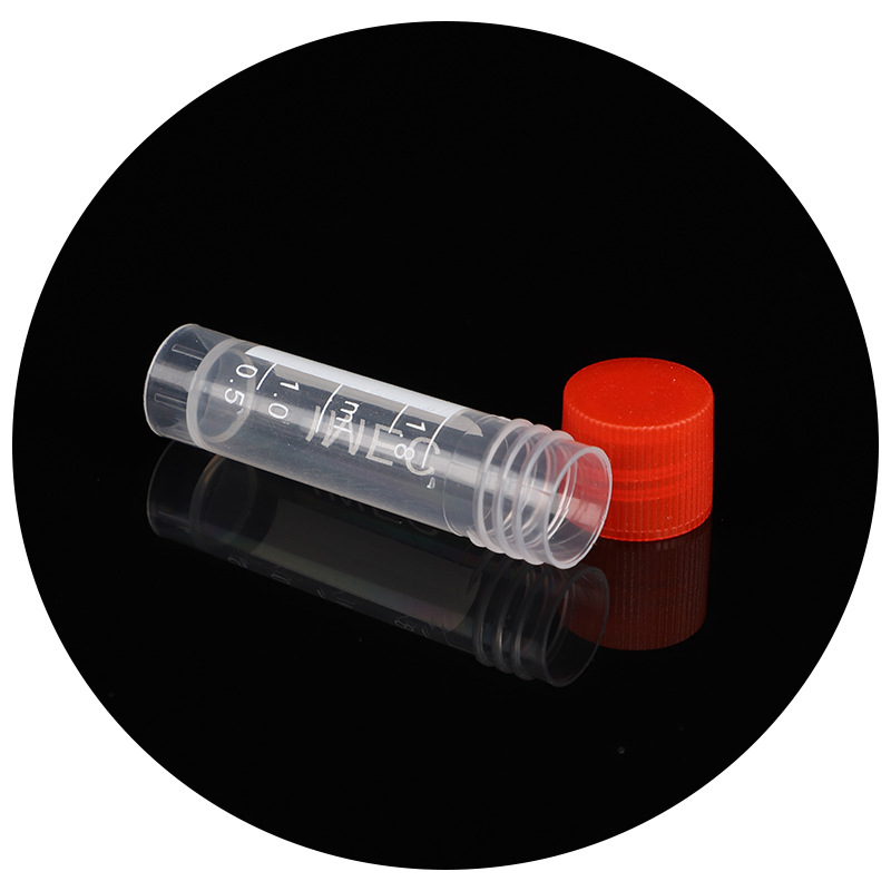 Customized Colored Cryogenic Tubes Wholesale Disposable Centrifuge Tubes with Scale Plastic Test Tubes High Temperature Resistant