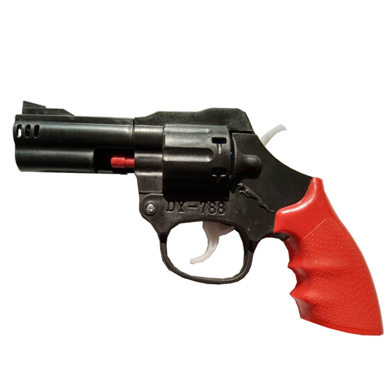 Пластиковый револьвер игрушечный пистолет ностальгическая игрушка для детей мальчиков реквизит для выступлений