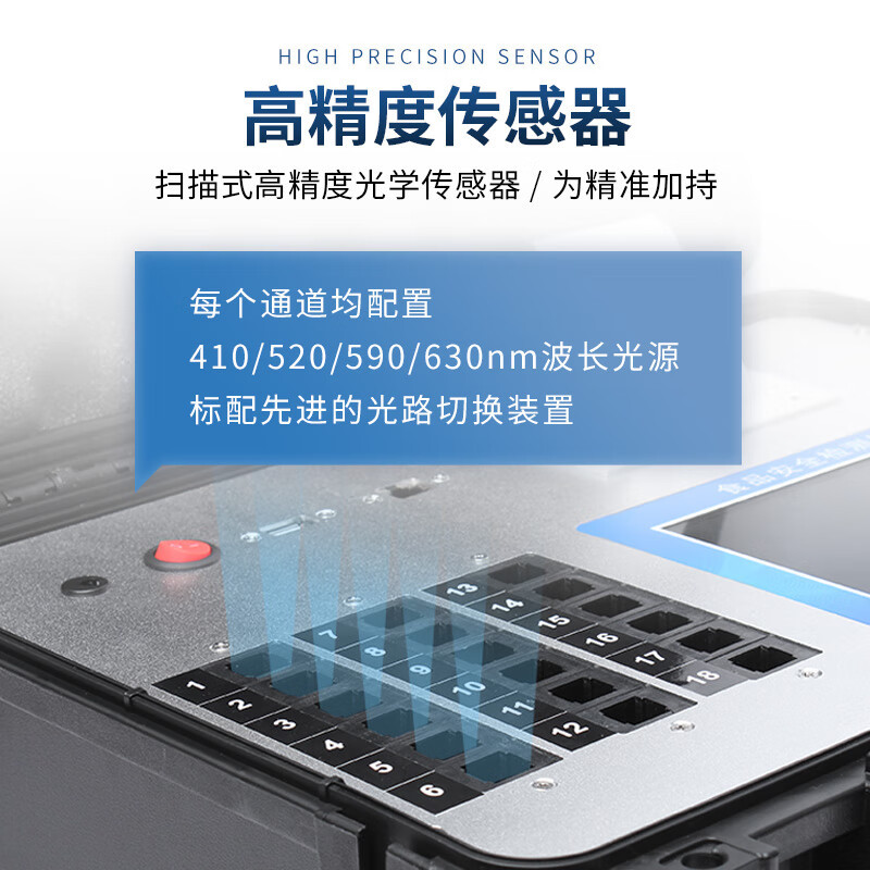 Multifunctional Food Safety Detector, Vegetable and Fruit Pesticide Residues, Rapid Analysis of Meat and Veterinary Residue Measurement Instrument