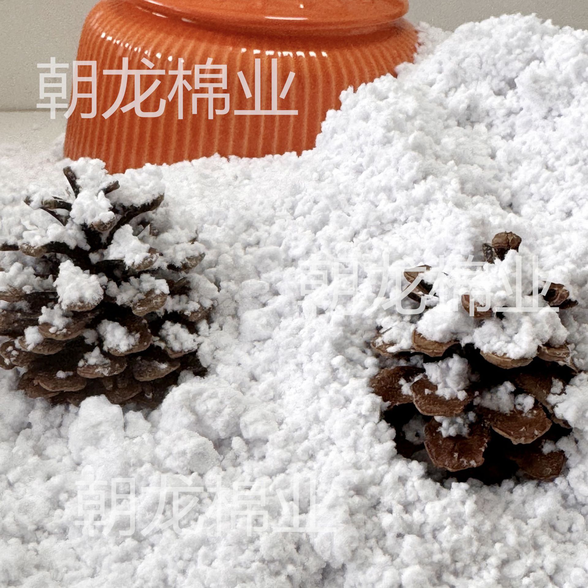 Christmas Decoration Artificial Snowflakes Shopping Mall Window Shop Layout Snowflake Cotton Powder Festive Atmosphere Creation Simulated Snow Powder