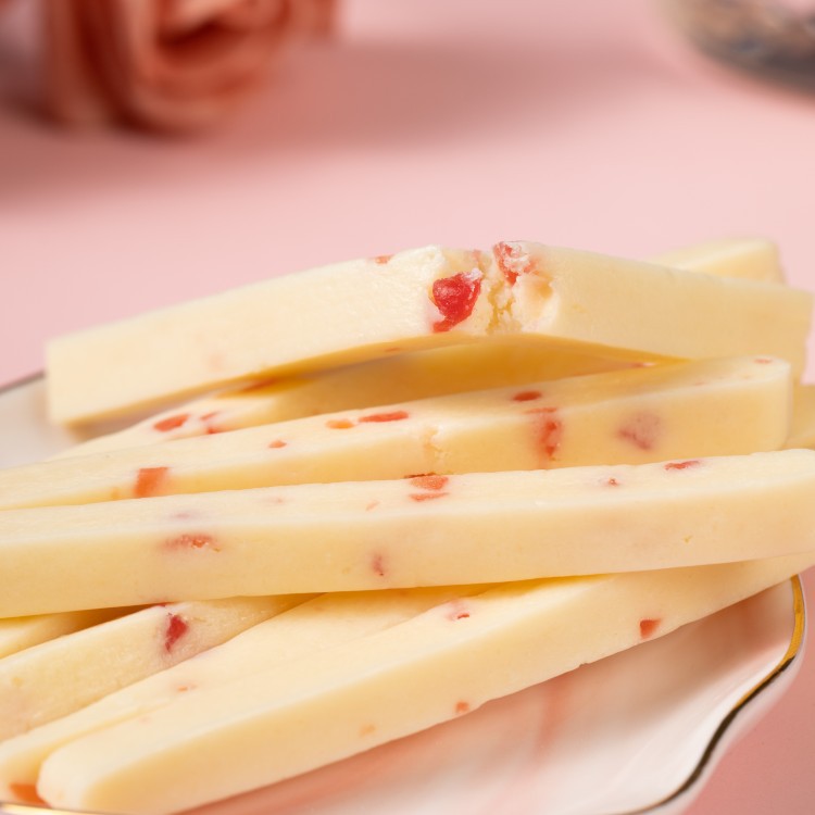 Nomadic Qu prebiotics milk strips sugar-free original flavor beef cheese sticks children's casual snacks 308g mixed pack