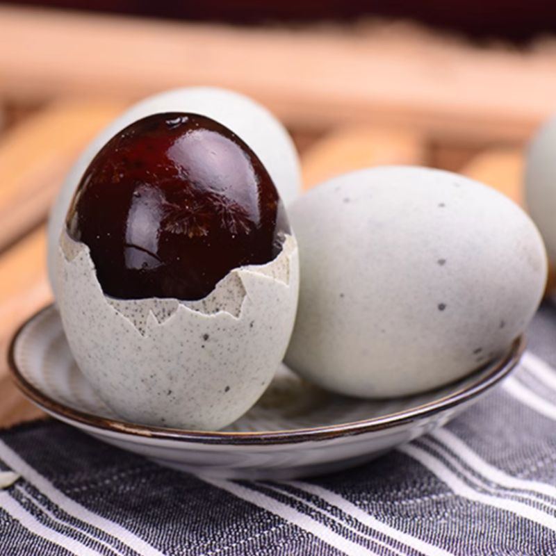 Roasted Sea Duck Eggs, Roasted Duck Eggs, Salted Duck Eggs, 10-Piece Gift Box, Preserved Eggs, Micro Mountain Lake Specialty Gift Box