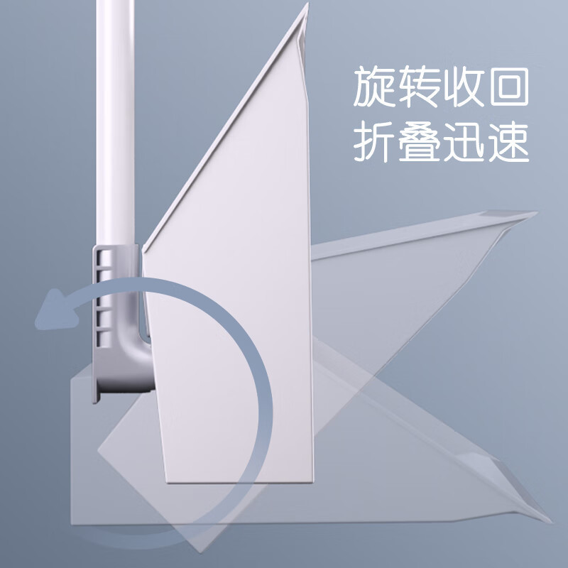 Broom and Dustpan Set, Household Rotating Windproof Comb-Type Broom, Two-Piece Set, Others