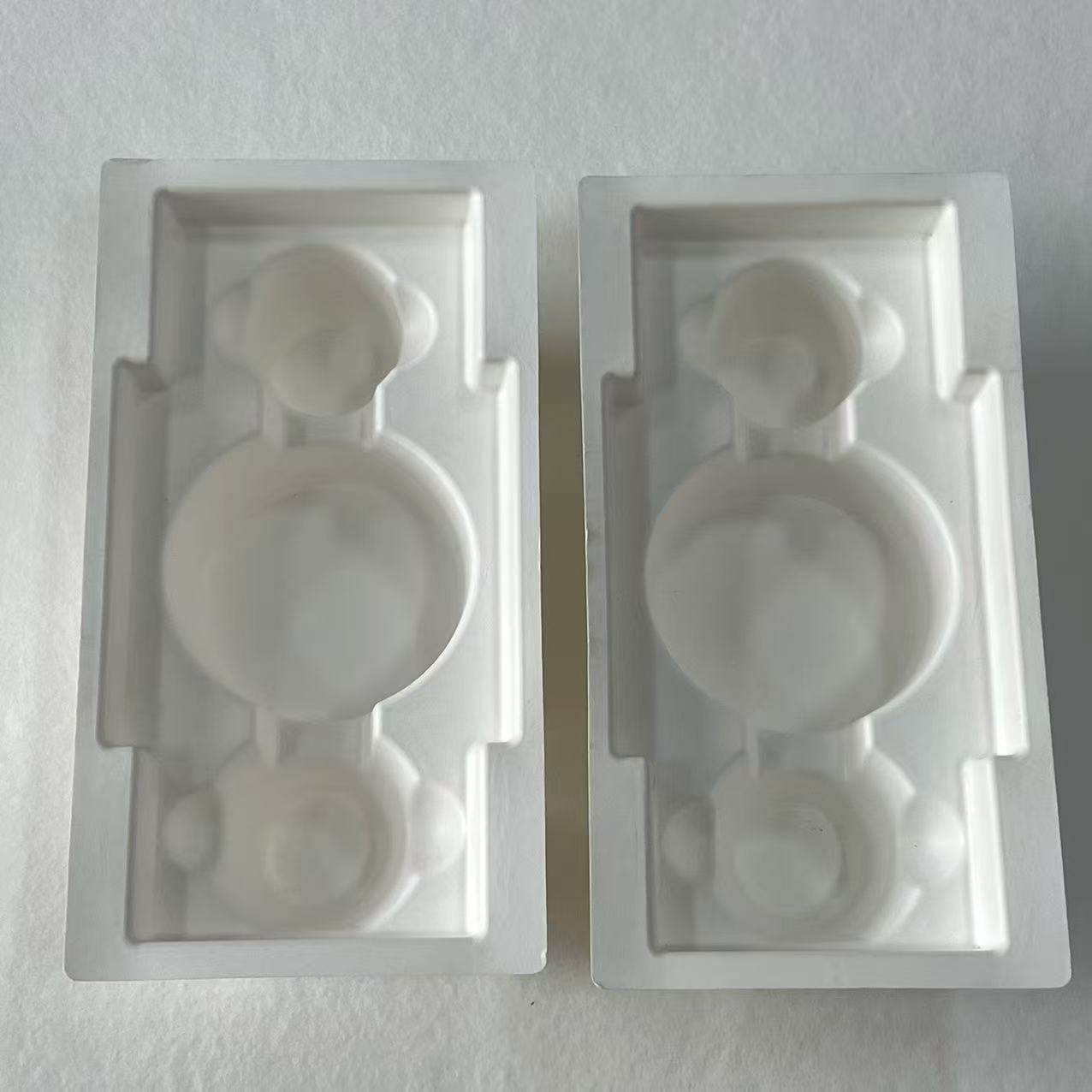 Paper Pulp Molding, White Pulp, Environmentally Friendly, Biodegradable, Shock-Proof and Drop-Proof Floor Drain Paper Inner Tray