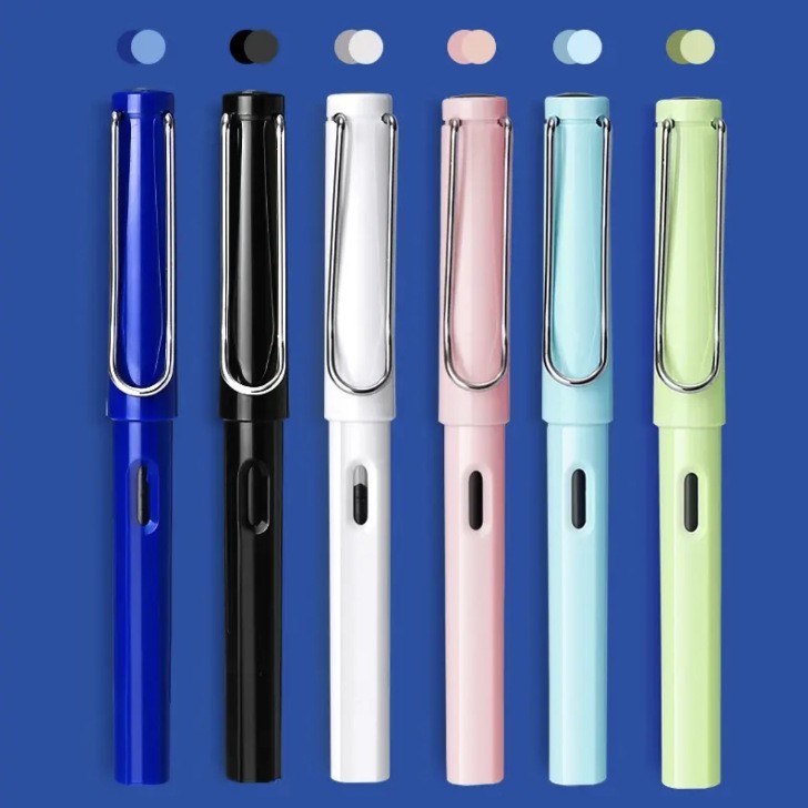 Factory delivery Weizhuang colorful pen student pen posture writing practice Ink ink ink bag dual-use pen wholesale