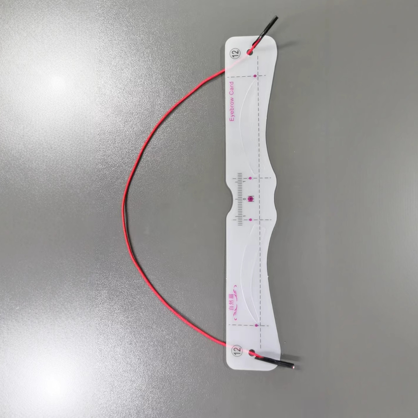 Cross-border hot sale 12pc symmetrical head-mounted soft eyebrow card novice eyebrow shaping artifact eyebrow card eyebrow drawing card auxiliary tool