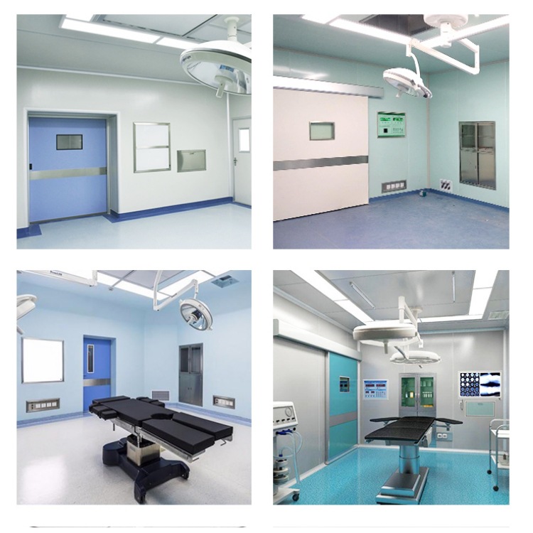 Operating Room Airtight Door Icu Pedal Sensor Swipe Card Electric Door Automatic Door Beauty Salon Automatic Sliding Sliding Door