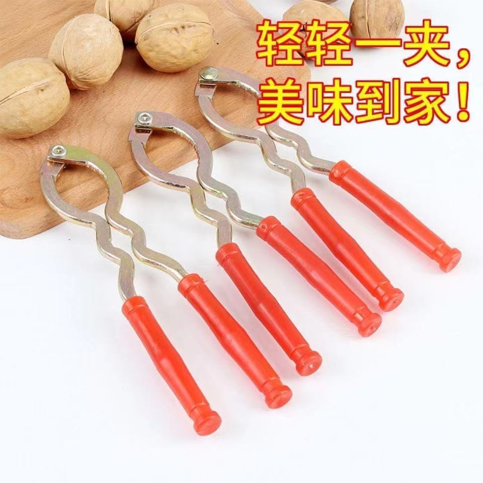 Металлический зажим для грецких орехов, инструмент для очистки грецких орехов, нержавеющая сталь, универсальный зажим