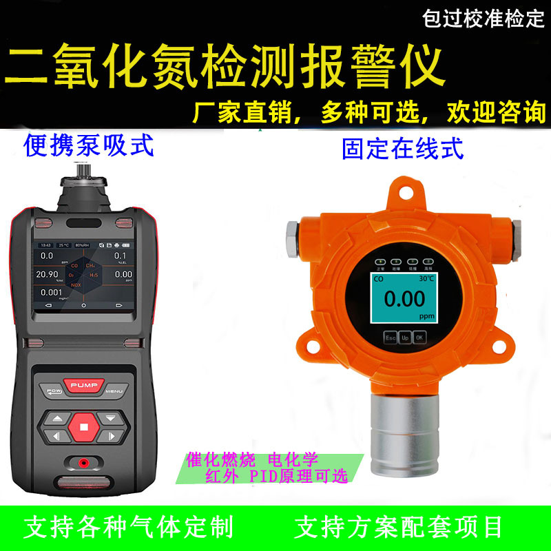 Сигнализация о выявлении нитратов с функцией мониторинга утечек и загрузки данных онлайн, детектор диоксида азота