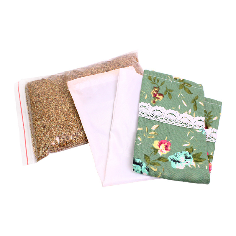 Mugwort Cervical Spine Pillow Handmade DIY Material Package Candy Type Cervical Spine Special Pillow Cylindrical Pillow Moxibustion Neck Pillow