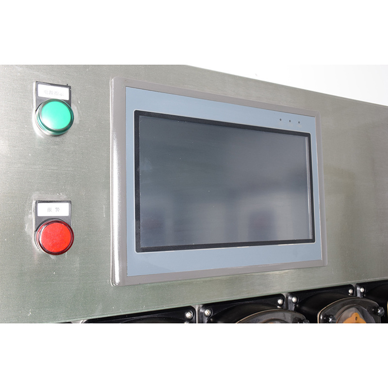 Processing custom liquid dispenser washing liquid ingredient delivery system laundry room hotel dry cleaners special equipment