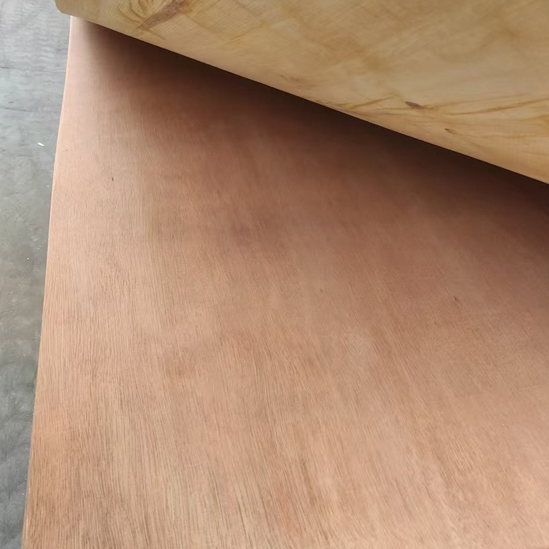 Factory Direct Sales of Eucalyptus Multi-Layer Board 12mm Mahogany Veneer Technology Wood Veneer Furniture Board Plywood Double-Sided Solid Wood Board