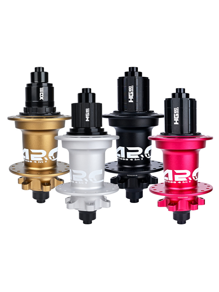 Arc Mt088 Mountain Bike Hub 6 Claws 180 Clicks Super Smooth 4 Bearings 32 Holes Disc Brake Quick Release Hg/Ms/Xd