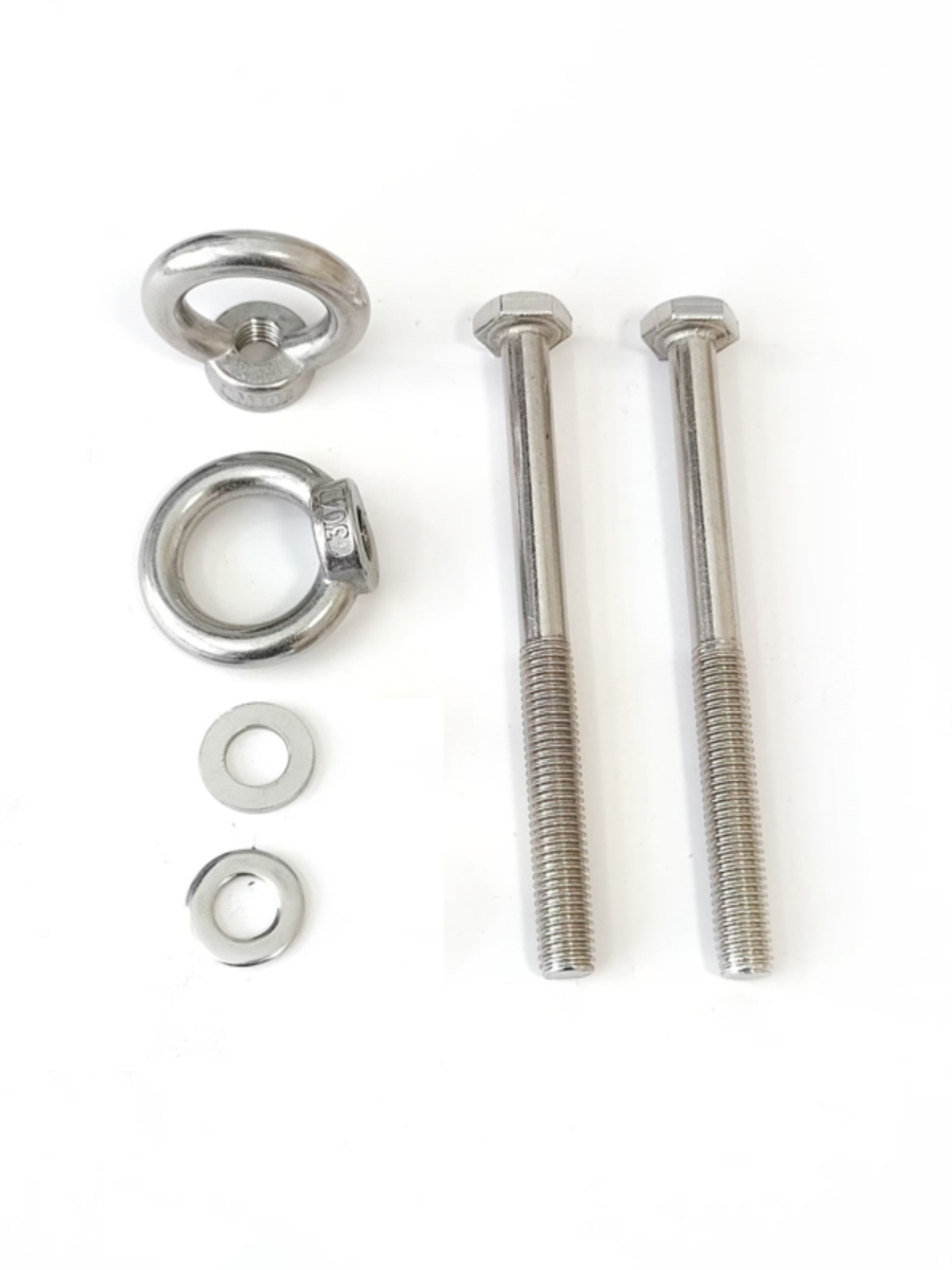 Stainless Steel Swing Buckle Accessories Extended Hanging Ring Screw Hanging Basket Bolt Load-Bearing Hanging Buckle Tire Base Hook