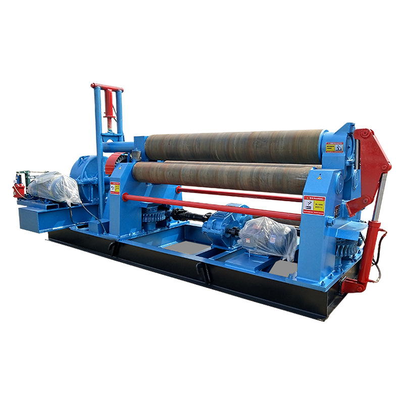Fully Automatic Hydraulic Electric Stainless Steel Rolling Machine Electric Three-Roller Iron Sheet Aluminum Plate Small Conical Rolling Equipment