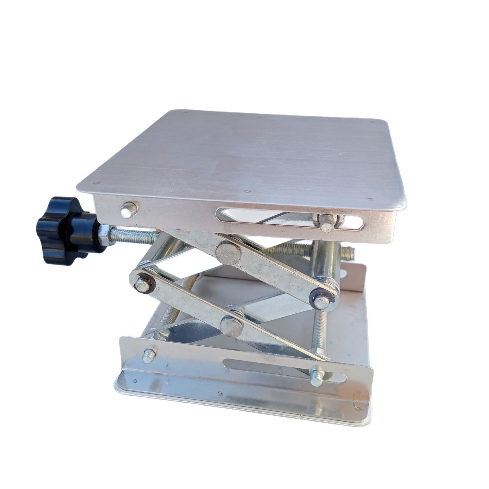 Lifting platform experimental 304 mirror stainless steel thickened lifting platform 100*100*180 lifter