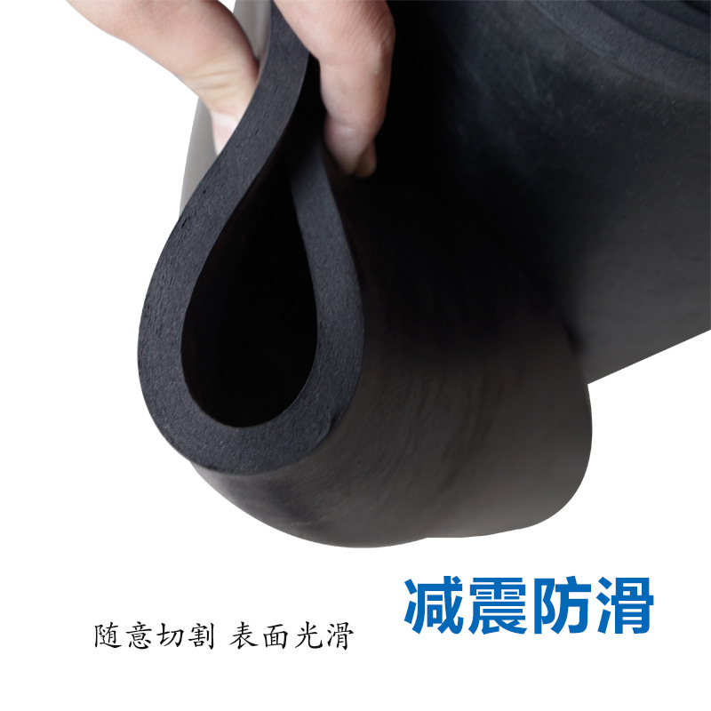 Lj Manufacturer Wholesale Black Natural Foam Rubber Sheet Sound Insulation, Bubble Wrap, High Temperature Resistance, Nitrile Foam Board, Pressure Resistance