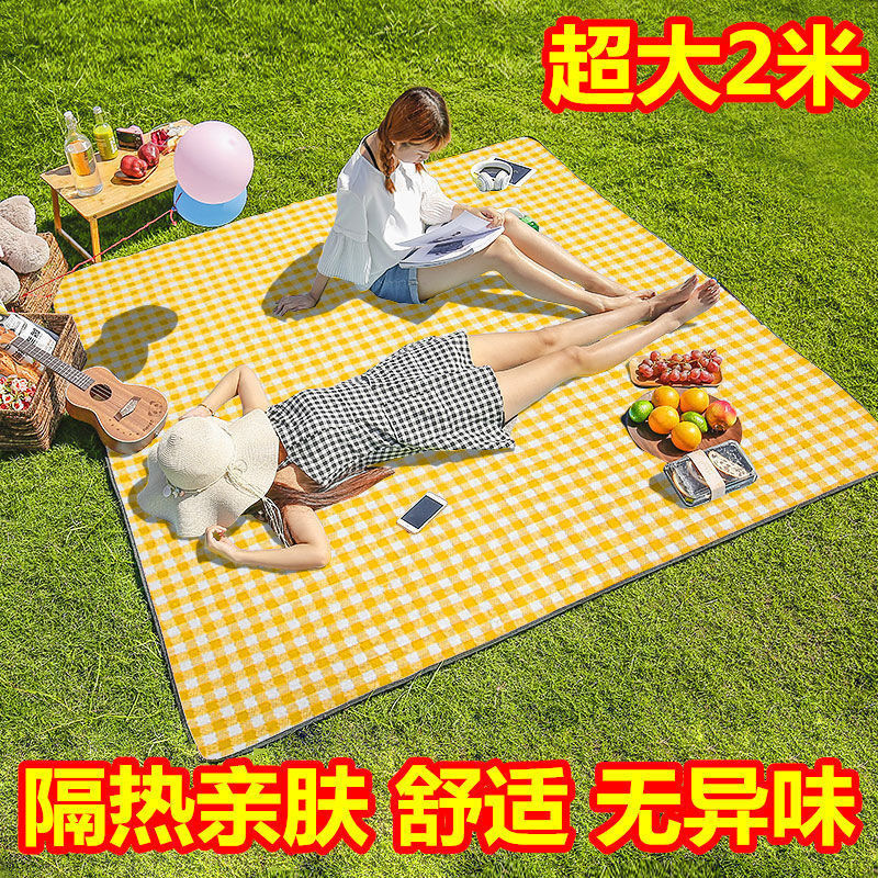 Outdoor picnic mat waterproof moisture-proof thickened mat tent mat portable storage picnic outing camping linen mat