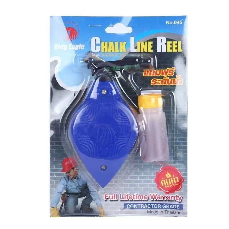 Factory wholesale powder bucket scriber powder bucket carpentry scriber wire spring manual powder bucket scriber decoration tools batch