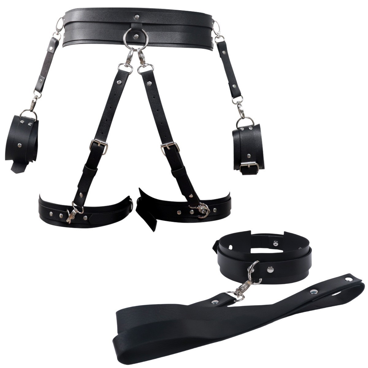 Секс-игрушки для взрослых, кожаные restraints, нижнее белье для бондажа, наручники, секс-игрушки, флиртующие аксессуары в наличии