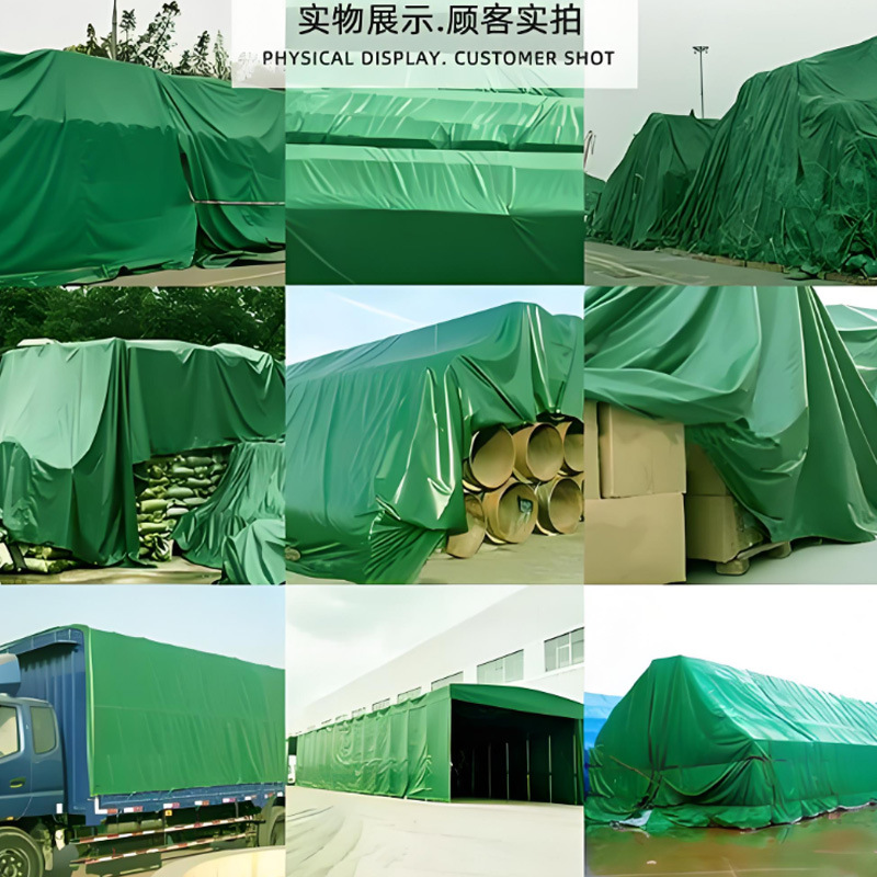 Tarpaulin Three-Proof Cloth Pvc Plastic Coating Thickeneded Wear-Resistant Waterproof Sunscreen Rainproof Truck Factory Household Cover Cloth Tarpaulin
