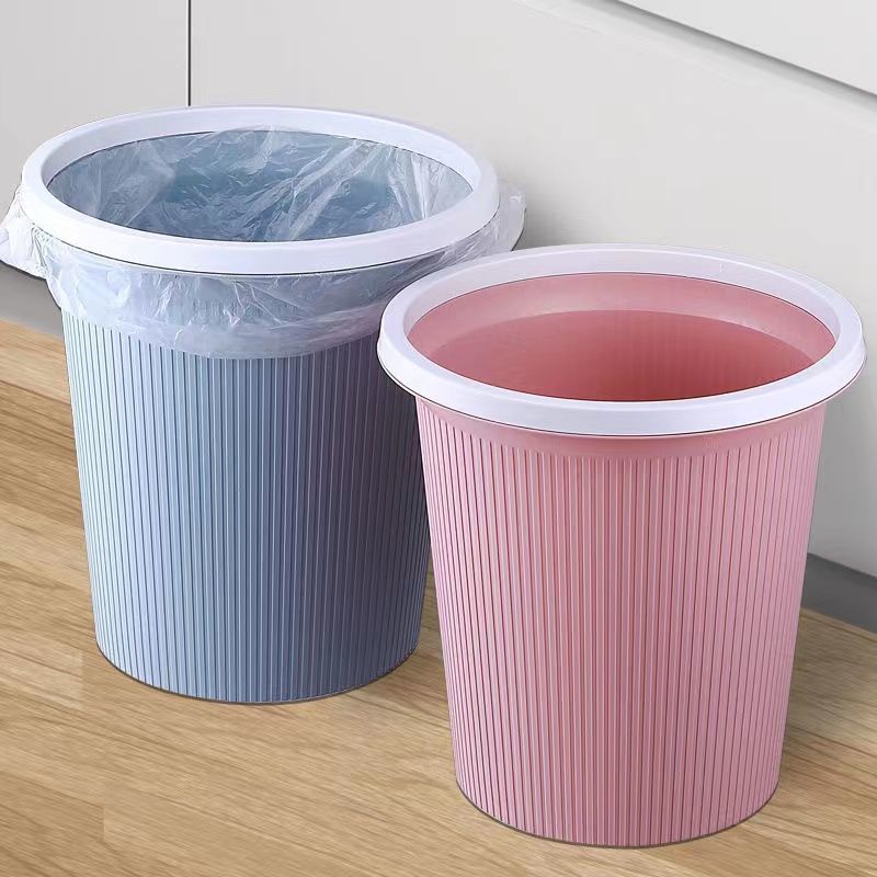 Мусорное ведро без крышки для дома, большой объем, с пресс-кольцом