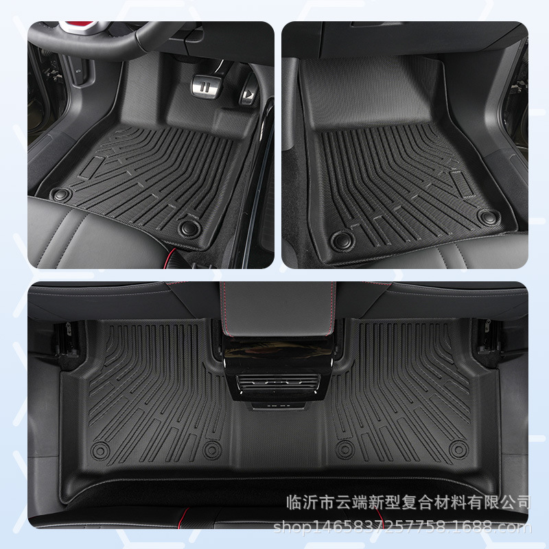 Suitable for Kia Kia Seltos2024-2025 3D all-weather material TPE car mat tailbox mat