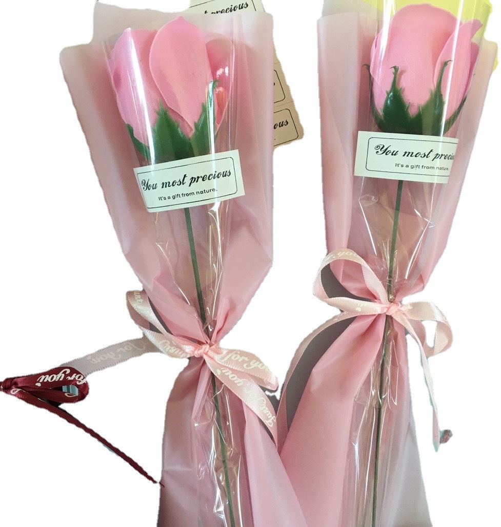 Women's Day Carnation Valentine's Day Rose Flower Soap Flower Simulation Mother's Day Thanksgiving Gift Creative Rose Flower Decoration