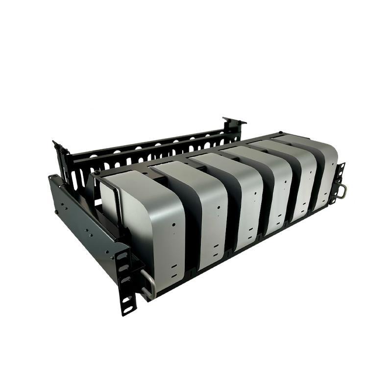 Mac Mini M4 Chip Vertical Fixed 3U Rack Installation Cabinet Expansion Box Available