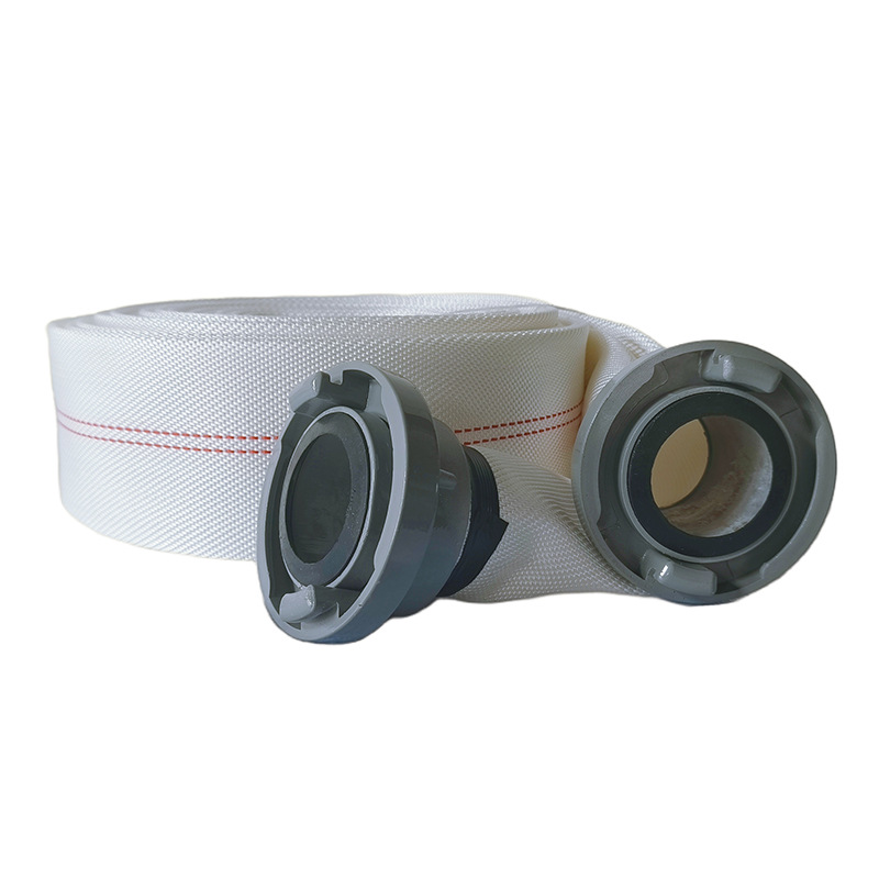 Fire Hose 16 Type 65 High Pressure Thickeneded Explosion-Proof Engineering Water Infusion Canvas Soft Water Pipe Agricultural Watering Ground Hose