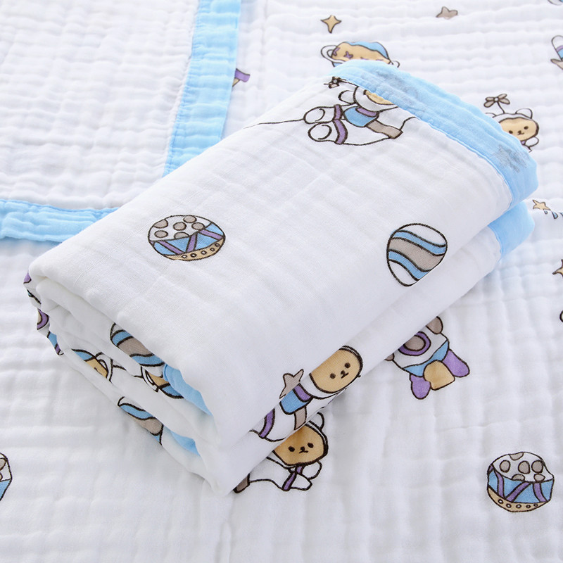Baby Gauze Bath Towel Cotton Children's Towel Cotton Six-layer Quilt Baby Children's Quilt Newborn Baby Cover Blanket