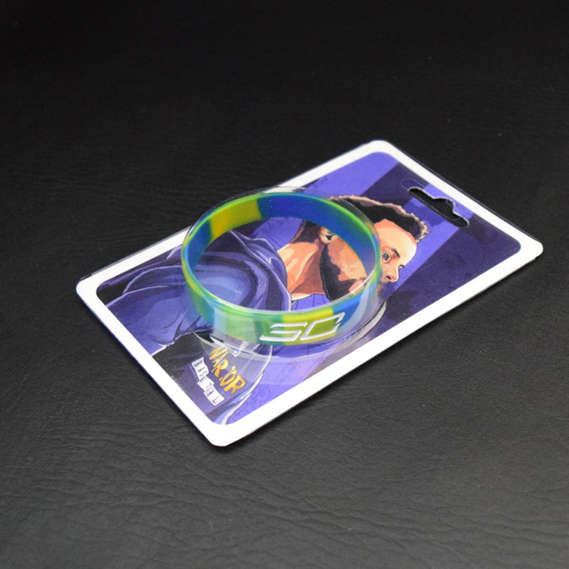 Silicone Sports Bracelet Basketball Bracelet Finished Stationery Boutique Hot Sale Star Lava Camouflage Bracelet