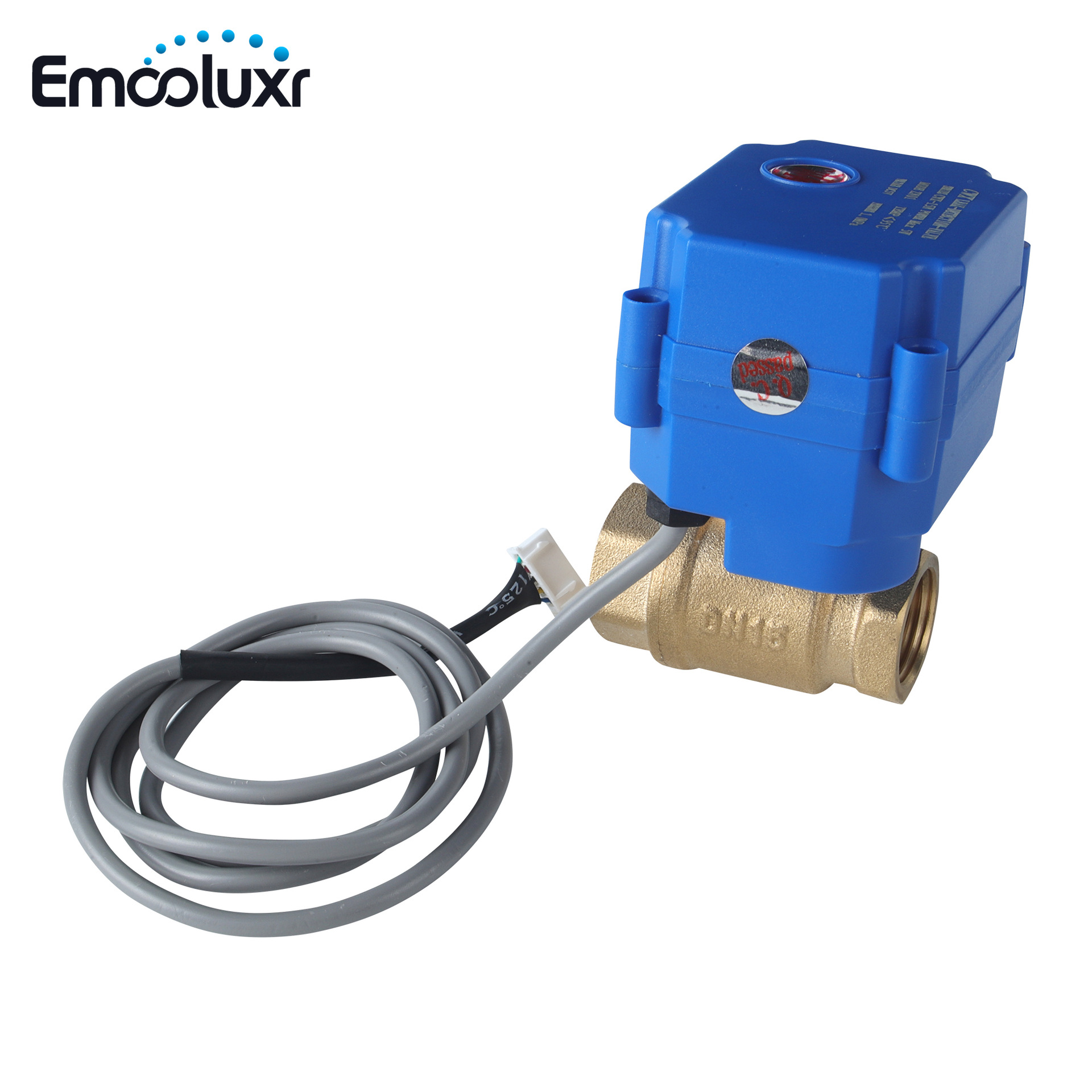 Cross-Border Popular Household Water Leak Protector Single Copper Valve + 4-Way Detection Automatic Water Shut-Off Sound and Light Alarm Ready Stock