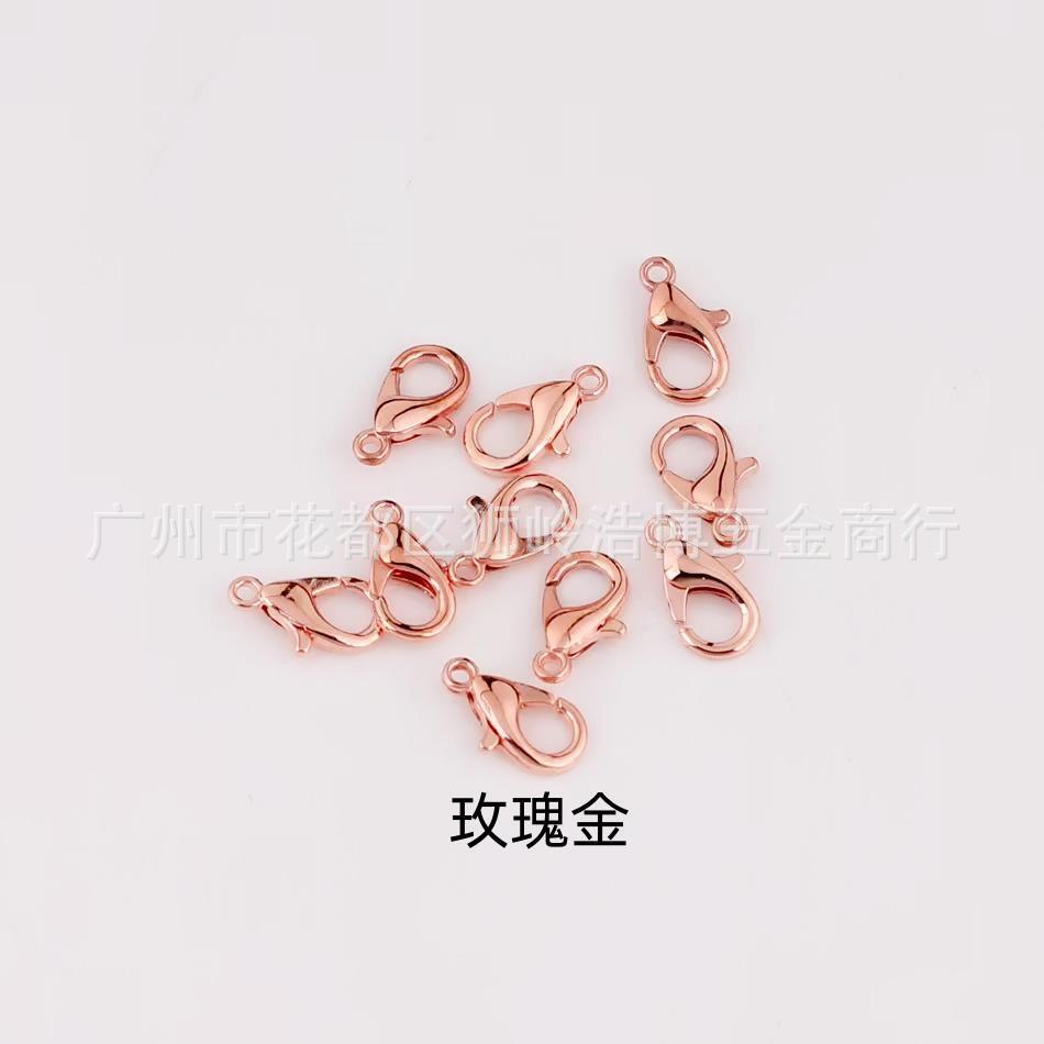 DIY Jewelry Accessories Zinc Alloy Lobster Clasp Necklace Clasp Tail Chain Clasp Jewelry Keychain Accessories Hook Clasp Connector Clasp