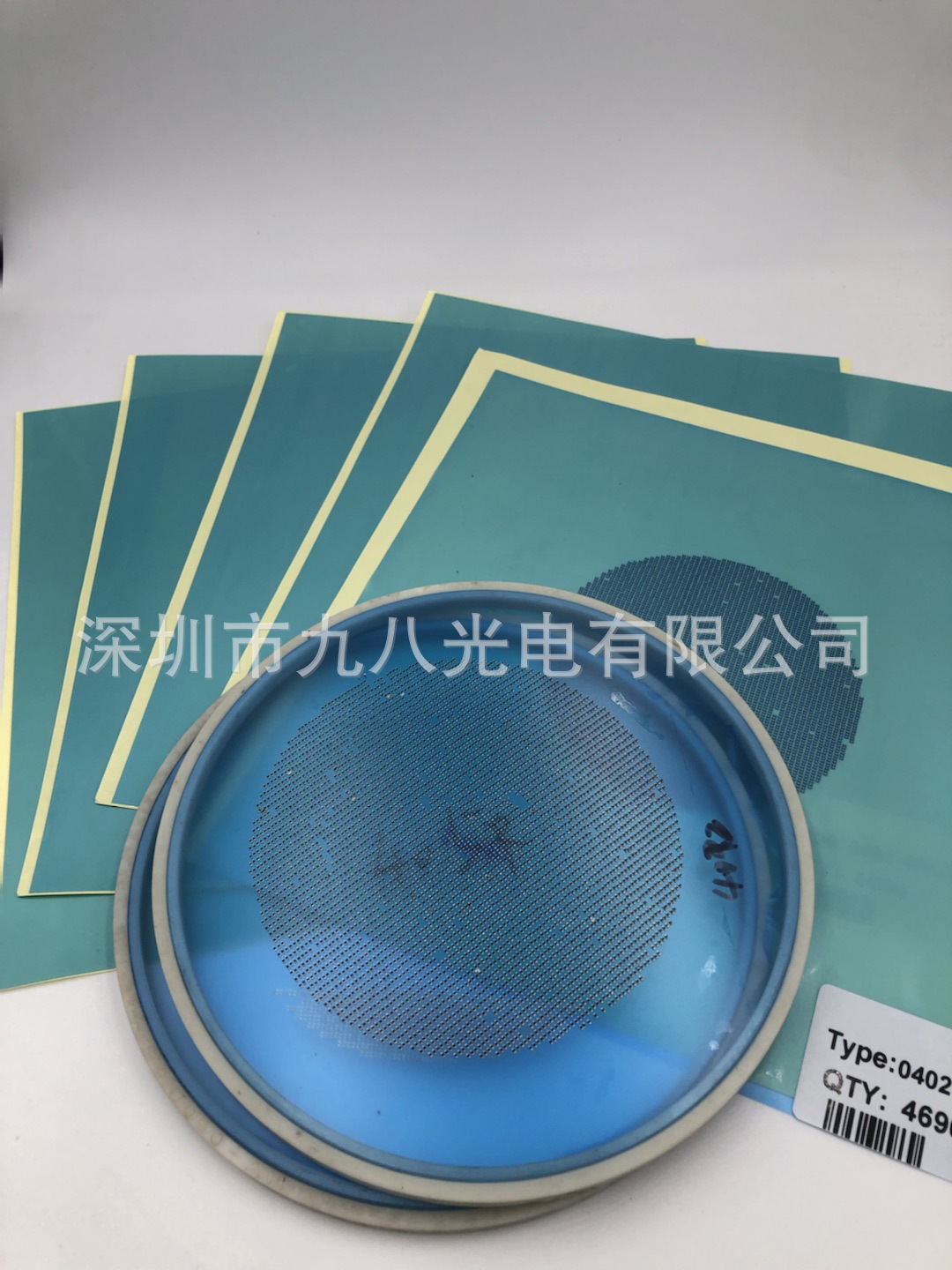 Синий пленочный конденсатор 0603 и 0402, синий пленочный светодиод