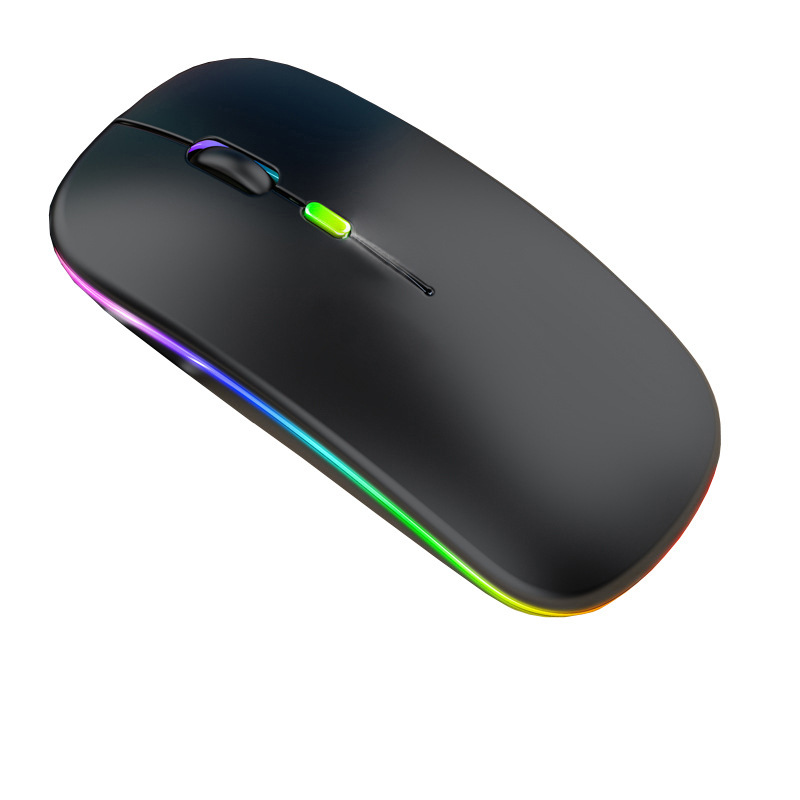 Hot-Selling 2.4g Wireless Mouse with High Appearance, Suitable for Laptops and Desktops, Universal Charging Dual-Mode Luminous Office Mouse