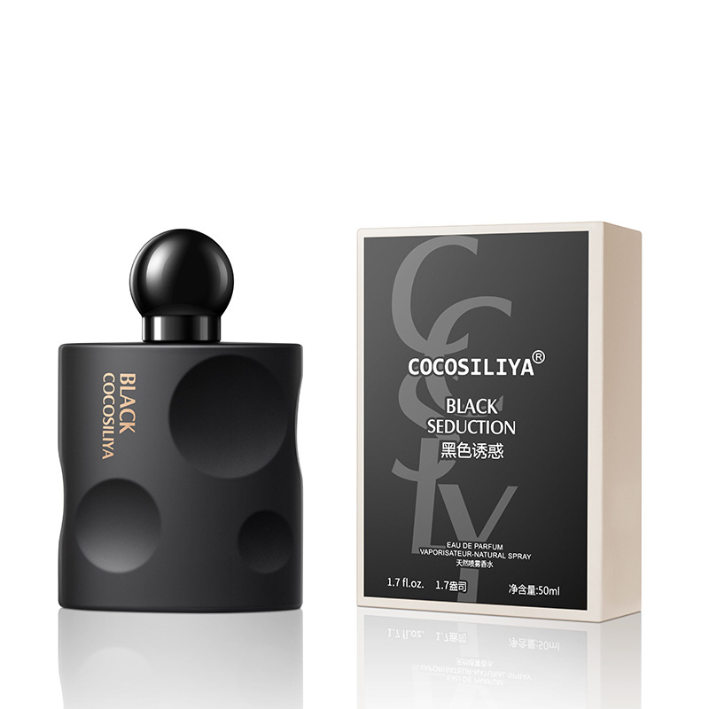 Cross-Border Cocosiliya Black Temptation Black Crow Flakes Women's Perfume Long-Lasting Eau De Toilette 50ml Perfume Wholesale