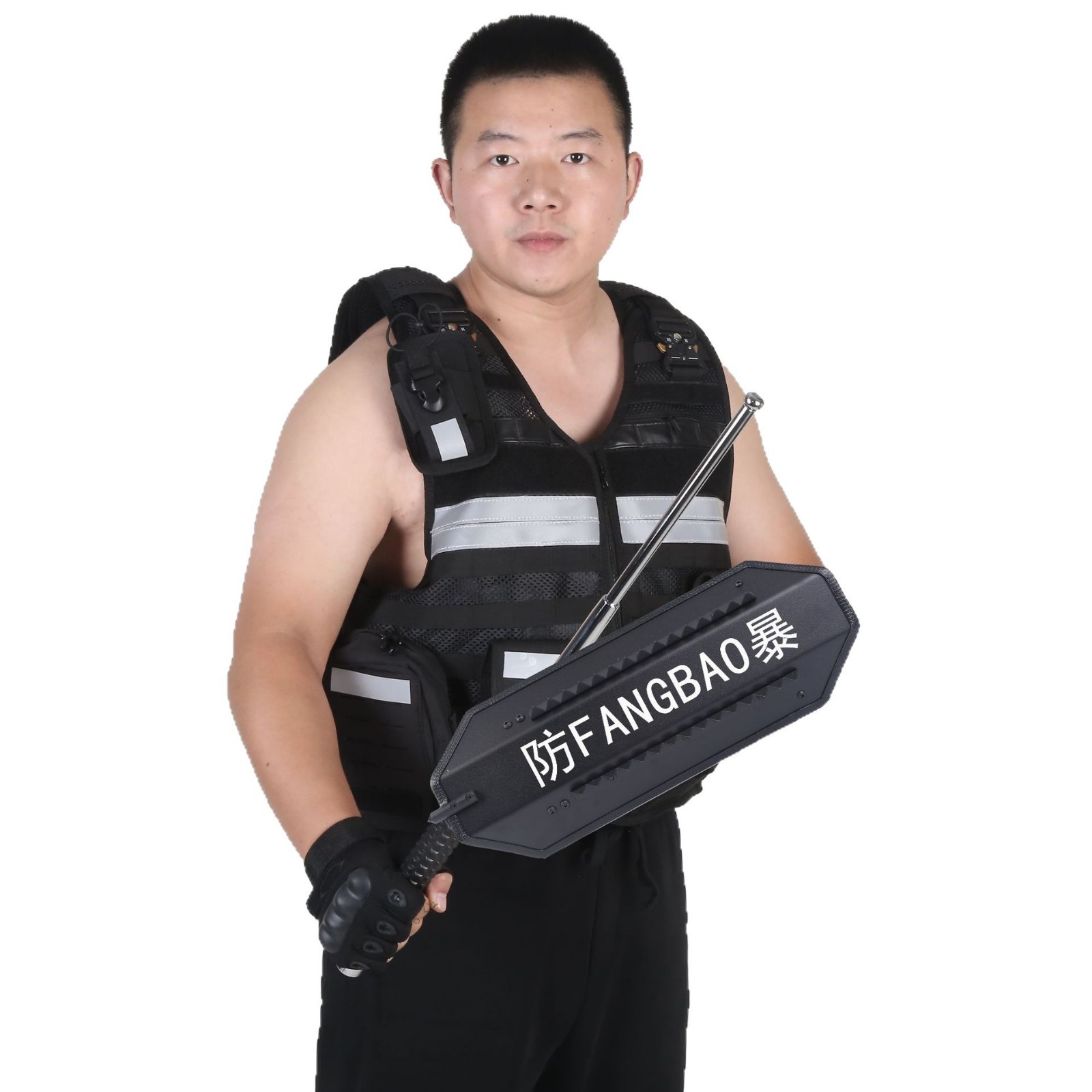 Upgraded Aluminum Alloy Tactical Riot Arm Shield, Explosion-Proof Metal Shield, Security Attack and Protection Arm Shield, Multi-Functional Arm