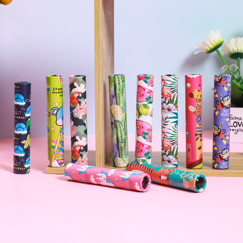 Small size magic viewing head kaleidoscope children's educational toys classic early education toys scientific experiment creative